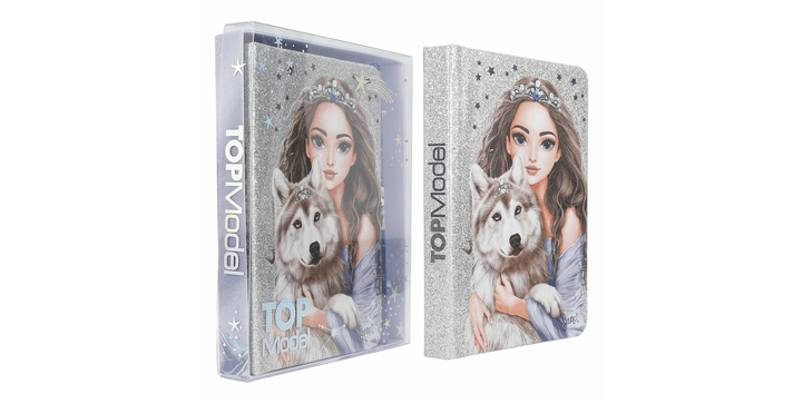 TOPModel Notizbuch & Bleistift WOLF