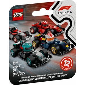 LEGO® Minifiguren F1® 71049 Serie 29 F1 Rennwagen - Komplettset - alle 12 Fahrzeuge