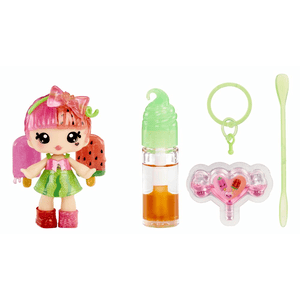 Yummiland Lip Gloss Doll- Mystery Color Change - Poppy Melonberry