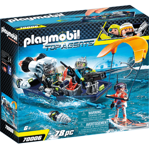 70006 Top Agents Team S.H.A.R.K. Harpoon Craft, bunt - Playmobil