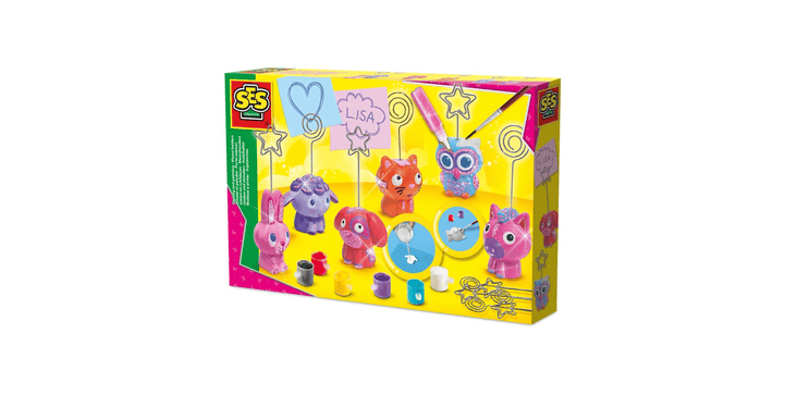 SES Gießen und Anmalen - Notizhalter