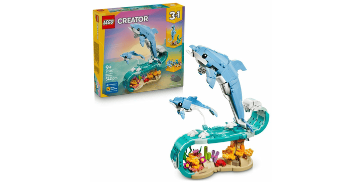 LEGO® Creator 31385 Meerestiere: Wunderschöne Delfine