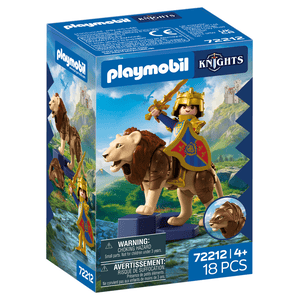 72212 Löwe mit goldenem Ritter - Playmobil