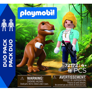 72172 DuoPack T-Rex mit Forscherin - Playmobil