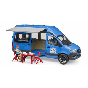 bruder - MB Sprinter Camper mit Fahrer und Zubehör