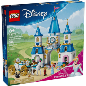 LEGO® Disney Princess 43275 Cinderellas Schloss und Pferdekutsche