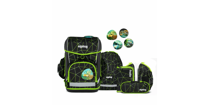 ergobag cubo light LUMI Schulranzen-Set CyBär Race