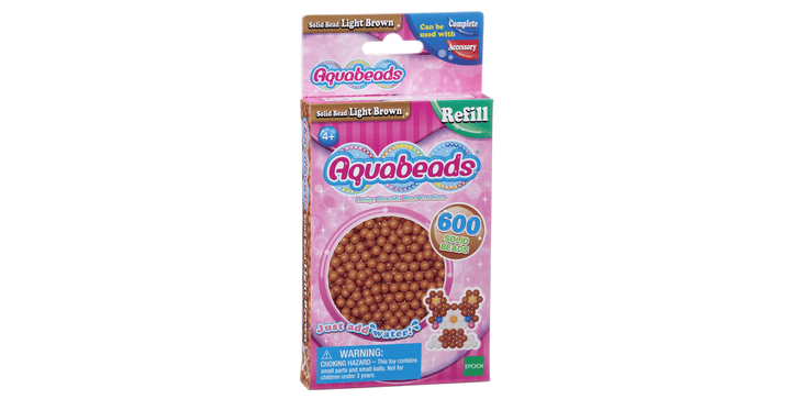 Aquabeads - Hell-Braune Perlen