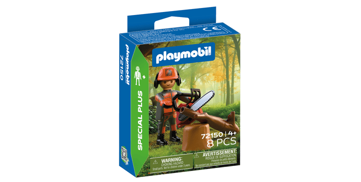 72150 Waldarbeiter mit Kettensäge - Playmobil