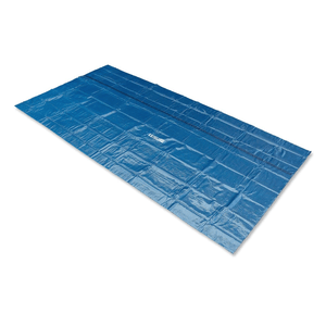 Solarabdeckplane schwarz/blau 260 x 160 cm für Pool