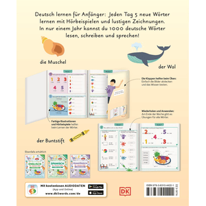 Deutsch für clevere Kids - 5 Wörter am Tag