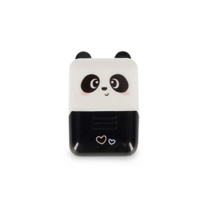 Legami Drehstempel - Panda - Schwarz