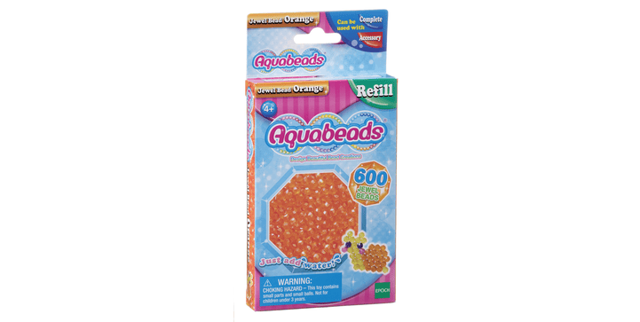 Aquabeads - Orange Glitzerperlen