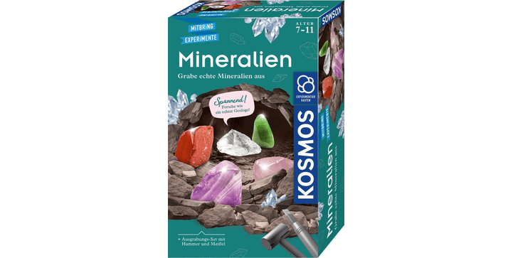 Kosmos Mineralien Ausgrabung