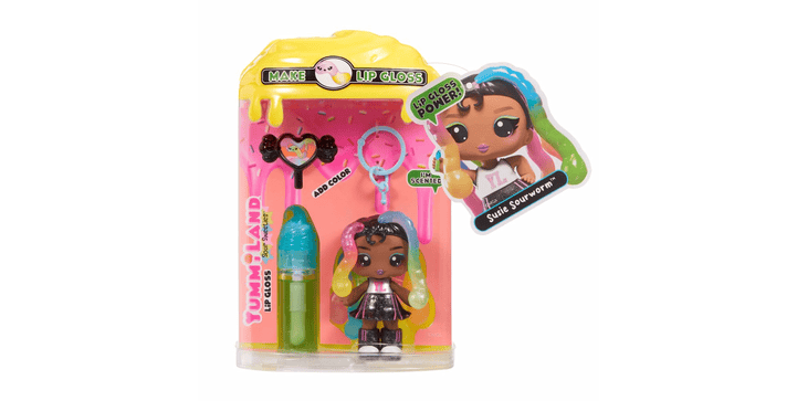 Yummiland Lip Gloss Doll Sour Sweeties - Sasha Sourworms