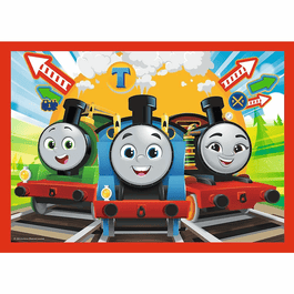Trefl 4 in 1 Puzzle 12 + 15 + 20 + 24 - Thomas die Lokomotive
