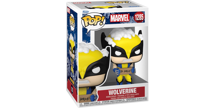Funko POP Movies: Holiday- Wolverine w/ Sign