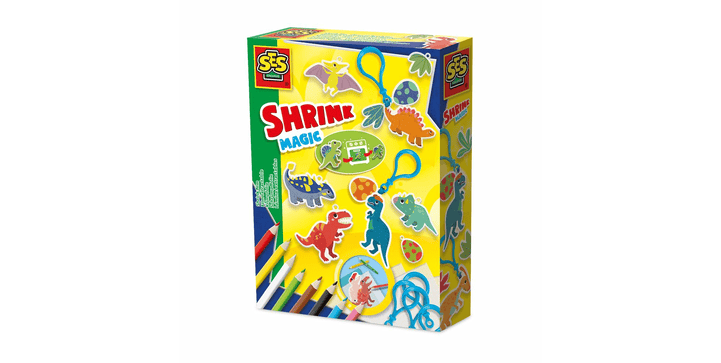 SES Schrumpffolie - Dino-Schlüsselanhänger