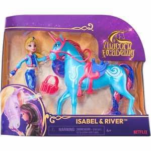 Unicorn Academy - Small Doll & Unicorn Isabel & River