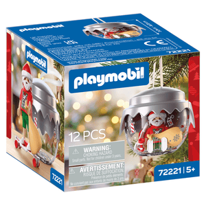 72221 Weihnachtskugel: Longboarder - Playmobil