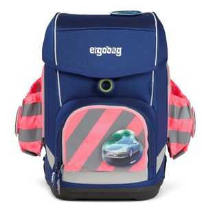 ergobag Sicherheitsset Zip-Set mit Reflektorenstreifen Pink