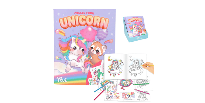Ylvi Create your Unicorn Malbuch 14455