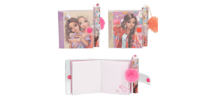 TOPModel Mini Notizbuch mit Kugelschreiber GIRL POWER - Blindpack