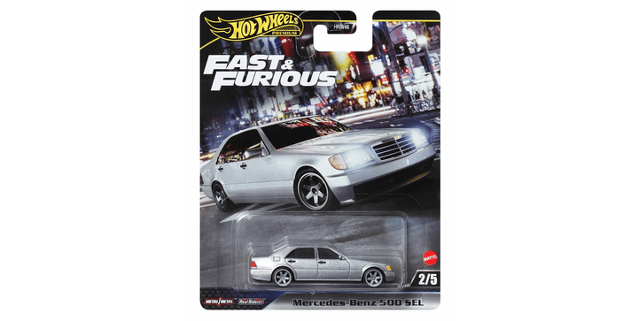 Hot Wheels Premium Fast & Furious 92 Mercedes S-Class (W140) 