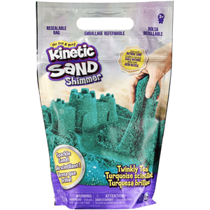 Kinetic Sand Glitzer Sand Twinkly Teal 907g