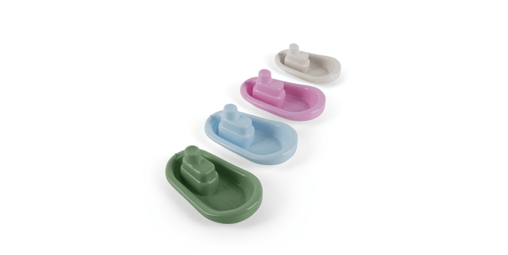 Dantoy 4810 - 4er Set Badewannenboote pastell