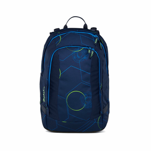 satch Air Schulrucksack Einzeln Blue Tech