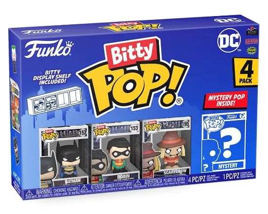 Funko Bitty POP: DC Comics Bitty POP! Vinyl Figuren 4er-Pack Batman