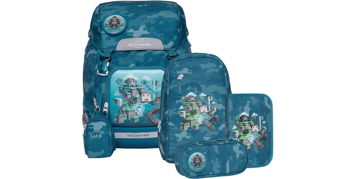Beckmann Classic Schulrucksack Set Jungle game