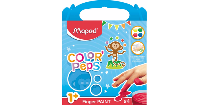 Maped Fingermalfarbe COLOR'PEPS 4 x 80 ml