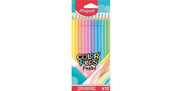 Maped Buntstifte COLOR'PEPS PASTELL x 12