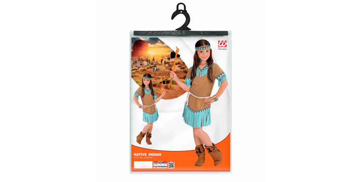 Widmann Kinderkostüm Indianerin 8-10 Jahre