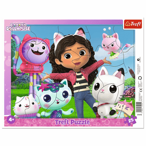 Trefl Rahmen-Puzzle 25 Teile - Gabby's Dollhouse