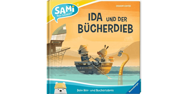 Ravensburger 46043- Sami Lesebär - Ida und der Bücherdieb