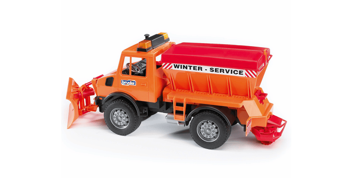 bruder® 02572 - MB Unimog-Winterdienst mit Räumschild