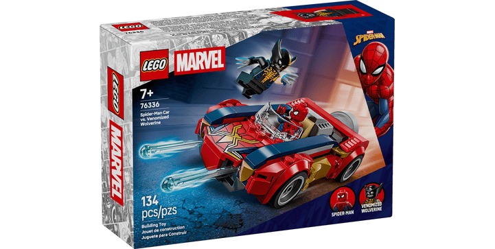 LEGO® Marvel™ Super Heroes 76336 Spider-Man Auto vs. Venomized Wolverine