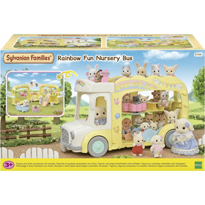 Sylvanian Families Erlebniskindergarten Bus Regenbogen