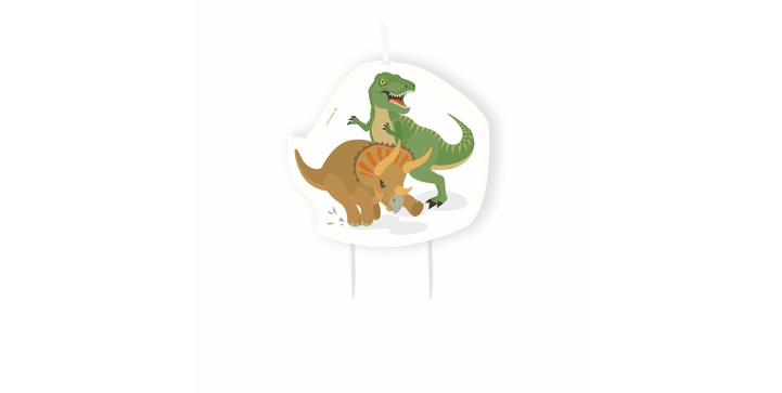 Amscan Figurenkerze Happy Dinosaurier 10 cm