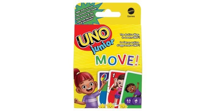 Mattel Games UNO Junior Move interaktives Kartenspiel Kinderspiel