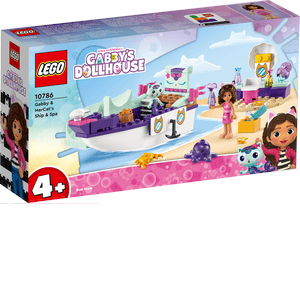 LEGO® Gabby's Dollhouse 10786 Gabbys und Meerkätzchens Schiff und Spa