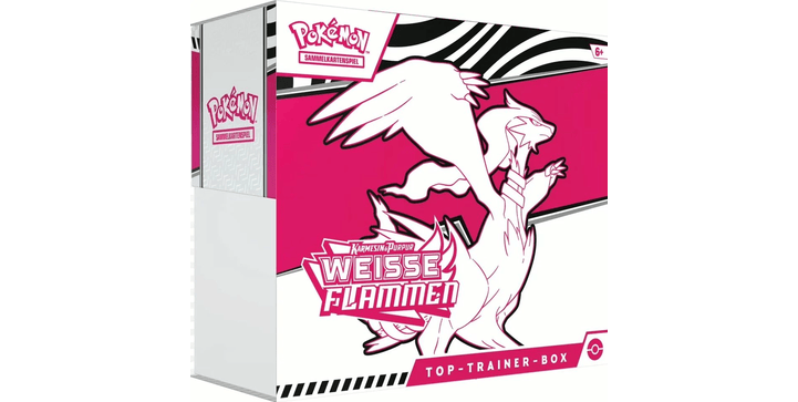 Pokémon KP10.5 Top-Trainer-Box Weiße Flammen