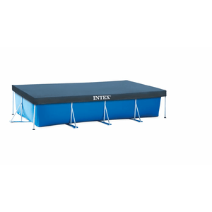 INTEX Abdeckplane rechteckig 450x220cm mit Überhang 20 cm