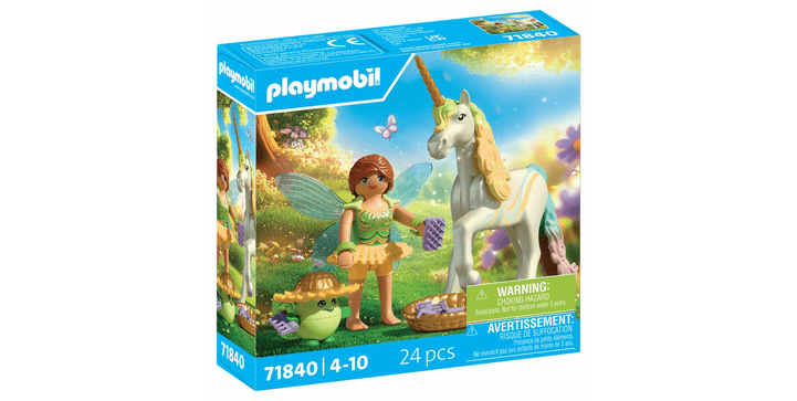 71840 Sammeleinhorn Regenbogenblume mit Fee - Playmobil
