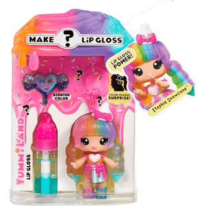 Yummiland Lip Gloss Doll-  Mystery Color Change - Stephie Snowcone