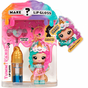 Yummiland Lip Gloss Doll- Mystery Color Change - Phoebe Frappe