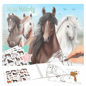 Miss Melody Pferde Malbuch